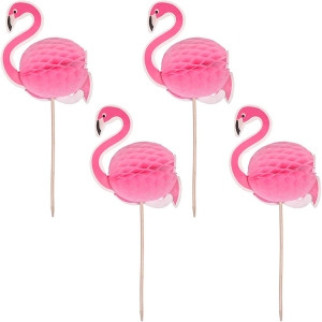 Набір парасольок коктейльних "Фламінго" рожевий - Інтернет-магазин спільних покупок ToGether