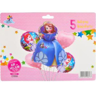 Набір 5 шт кульки фольговані - принцеса Софія - Інтернет-магазин спільних покупок ToGether