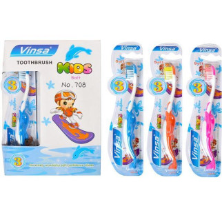 Зубна щітка «Vinsa Soft» кольорова  дитяча - Інтернет-магазин спільних покупок ToGether