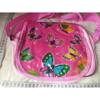 Сумка дитяча Метелики з ремінцем світло рожева - Інтернет-магазин спільних покупок ToGether