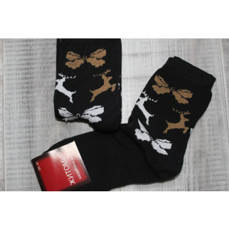 Жіночі махрові шкарпетки Житомир Коричневий візерунок - Інтернет-магазин спільних покупок ToGether