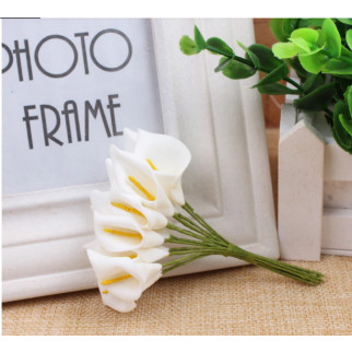 Квітка кала біла на ніжці, фоміран - Інтернет-магазин спільних покупок ToGether