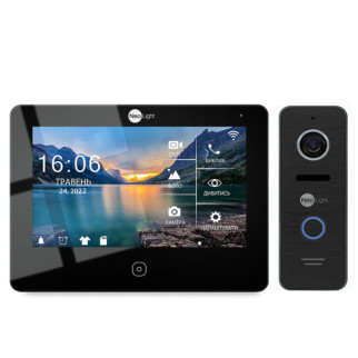 Комплект відеодомофону NeoLight NeoKIT HD Pro WF B/black - Інтернет-магазин спільних покупок ToGether