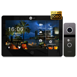 Комплект відеодомофона NeoLight Mezzo HD WF Black/SOLO FHD Graphite - Інтернет-магазин спільних покупок ToGether