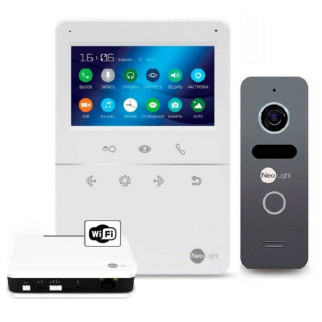 Комплект відеодомофону NeoLight Tetta+ WiFi Box graphite - Інтернет-магазин спільних покупок ToGether