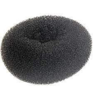 Валик-бублик для зачіски для волосся чорний 12 см - Інтернет-магазин спільних покупок ToGether