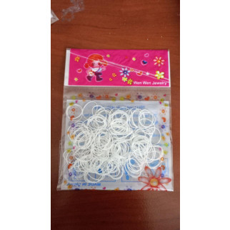 Пакет гумок для плетення браслетів білі - Інтернет-магазин спільних покупок ToGether