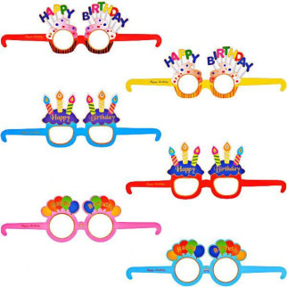 Набір картонних окулярів "Happy birthday" 6 шт - Інтернет-магазин спільних покупок ToGether