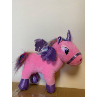 М'яка іграшка Єдиноріг 27 см Рожевий фіолет - Інтернет-магазин спільних покупок ToGether