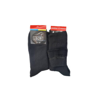Шкарпетки чоловічі махрові LEOR, 27-29 розмір Чорні - Інтернет-магазин спільних покупок ToGether