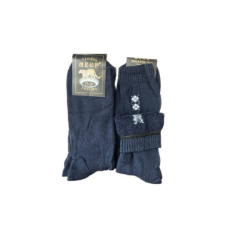 Шкарпетки чоловічі махрові LEOR, 27-29 розмір Синьо сірі - Інтернет-магазин спільних покупок ToGether