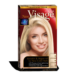 Фарба для волосся VISAGE 02 Освітлюючий крем, 50/50/20 мл - Інтернет-магазин спільних покупок ToGether
