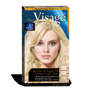 Фарба для волосся VISAGE 01 Освітлююча пудра, 50/50/20 мл - Інтернет-магазин спільних покупок ToGether