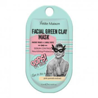 Поживна маска для обличчя з зеленої глини Petite Maison, 15 мл - Інтернет-магазин спільних покупок ToGether