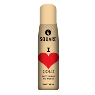 Жіночий дезодорант-спрей 4 SQUARE Gold, 150 мл - Інтернет-магазин спільних покупок ToGether