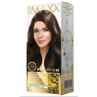 Фарба для волосся MAXX Deluxe 6.0 Темно-русий, 50 мл+50 мл+10 мл - Інтернет-магазин спільних покупок ToGether