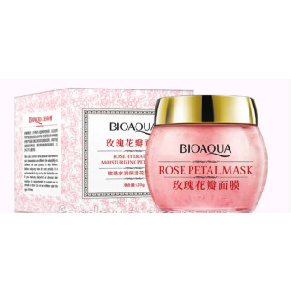 Нічна маска для пом'якшення шкіри Bioaqua з пелюстками троянди Rose Petal Mask 120г - Інтернет-магазин спільних покупок ToGether