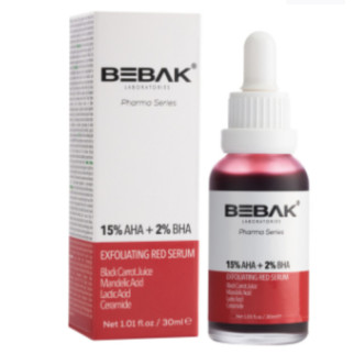 Відлущуюча червона сироватка для обличчя з AHA-BHA-PHA кислотами BEBAK Bebak Pharma, 30 мл - Інтернет-магазин спільних покупок ToGether