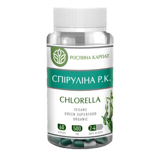 Спіруліна Р.К. Chlorella 60 коп. - Інтернет-магазин спільних покупок ToGether