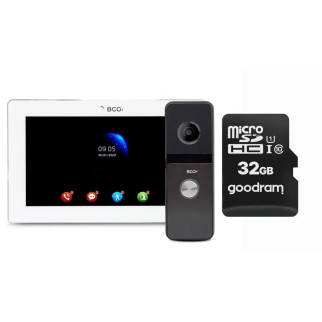 Комплект відеодомофону BCOM BD-770FHD White Kit - Інтернет-магазин спільних покупок ToGether