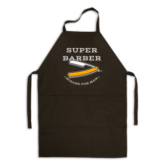 Фартух кухонний із принтом Кавун Super Barber Wizar for men 68 см Чорний - Інтернет-магазин спільних покупок ToGether