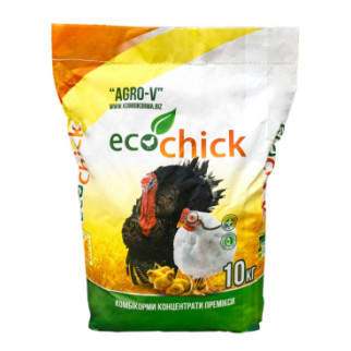 Комбікорм стартер для водоплавної птиці Ecochik - для гусей, качок - ТМ АГРО-В - Оригінал 10 кг - Інтернет-магазин спільних покупок ToGether