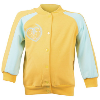 Кофта дитяча для дівчинки на кнопках GABBI Комбігел Жовтий на зріст 68 (10985) - Інтернет-магазин спільних покупок ToGether