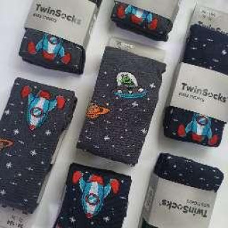 Колготи для хлопчика з малюнком космос Twinsocks р.-86-92,98-104,110-116 сірий , синій - Інтернет-магазин спільних покупок ToGether