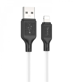 Кабель HOCO X90 Cool silicone charging data cable for iP White (6931474788412) - Інтернет-магазин спільних покупок ToGether