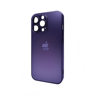 Чохол для смартфона AG Glass Matt Frame Color Logo for Apple iPhone 13 Pro Deep Purple (AGMattFrameiP13PPurple) - Інтернет-магазин спільних покупок ToGether
