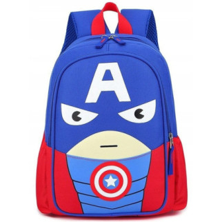 Дитячий рюкзак для дошкільника Edibazzar Капітан Америка Синій (5905204481561) - Інтернет-магазин спільних покупок ToGether