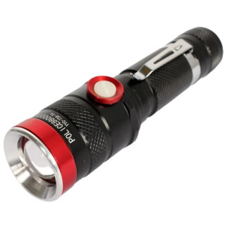 Ручний ліхтар акумуляторний Bailong BL-736-T6 чорний з червоним - Інтернет-магазин спільних покупок ToGether