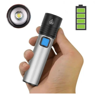 Ручний тактичний світлодіодний ліхтар акумуляторний Bailong BL-K31 USB CHARGE+ ZOOM - Інтернет-магазин спільних покупок ToGether