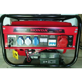 Генератор електрики бензиновий HONDA EM6500CXS (3.3кВт) електростартер на 4 розетки - Інтернет-магазин спільних покупок ToGether