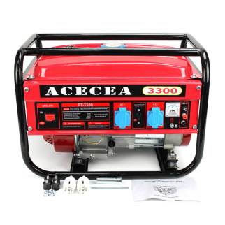 Аварійний генератор бензиновий Aceceа PT-3300 3.3 кВт з мідною обмоткою, до 15 годин роботи, ручний стартер - Інтернет-магазин спільних покупок ToGether
