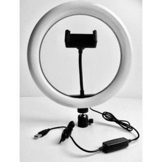 Світлодіодне селфі кільце з тримачем для телефона Selfie Ring Light LL666 26 см 3 режими - Інтернет-магазин спільних покупок ToGether