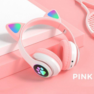 Навушники Blutooth CAT STN-28 рожеві, м'ятні, лові. - Інтернет-магазин спільних покупок ToGether