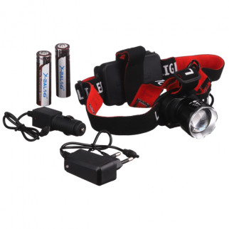 Яскравий налобний акумуляторний ліхтарик BAILONG BL-T20-P90 із Zoom - Інтернет-магазин спільних покупок ToGether