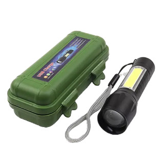 Кемпінговий ручний ліхтарик на акумуляторі BAILONG BL-511 COB в кейсі - Інтернет-магазин спільних покупок ToGether