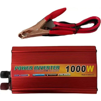 Інвертор напруги автомобільний Power Inverter 12-220 1000W 12V UN-3054 - Інтернет-магазин спільних покупок ToGether