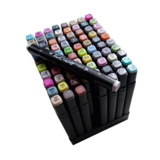 Набір скетч-маркерів для малювання двосторонні Touch 262 шт - Інтернет-магазин спільних покупок ToGether