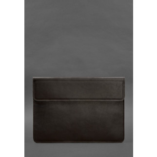 Шкіряний чохол-конверт на магнітах для MacBook 14 Темно-коричневий BlankNote - Інтернет-магазин спільних покупок ToGether