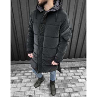 Черная мужская зимняя куртка.7-461 - Інтернет-магазин спільних покупок ToGether