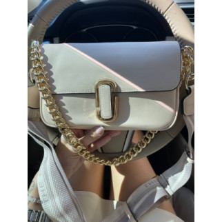 Жіноча сумка Marc Jacobs The J Marc Shoulder Bag бежева DN0100 - Інтернет-магазин спільних покупок ToGether