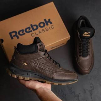 зимові шкіряні ботинки Reebok коричневі - Інтернет-магазин спільних покупок ToGether