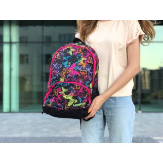 Рюкзак жіночий Lanpad рожеві метелики - Інтернет-магазин спільних покупок ToGether