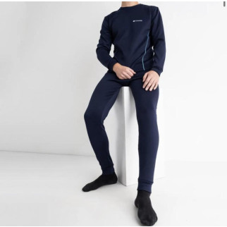 Термокомплект білизни кофта + штани  Columbia в темно синьому кольорі чоловіча - Інтернет-магазин спільних покупок ToGether