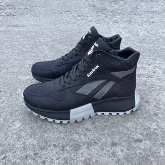 шкіряні зимові ботинки Reebok колір чорний / сірий - Інтернет-магазин спільних покупок ToGether