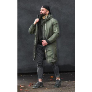 Мужская куртка парка зимняя Snowman хаки - Інтернет-магазин спільних покупок ToGether