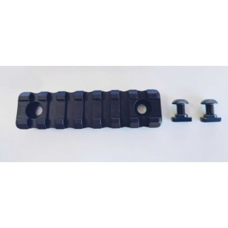 Планка пікатіні 80 мм комплект: 1 планка + кріплення 2 гвинта та 2 гайки M-LOK чорна  - Інтернет-магазин спільних покупок ToGether